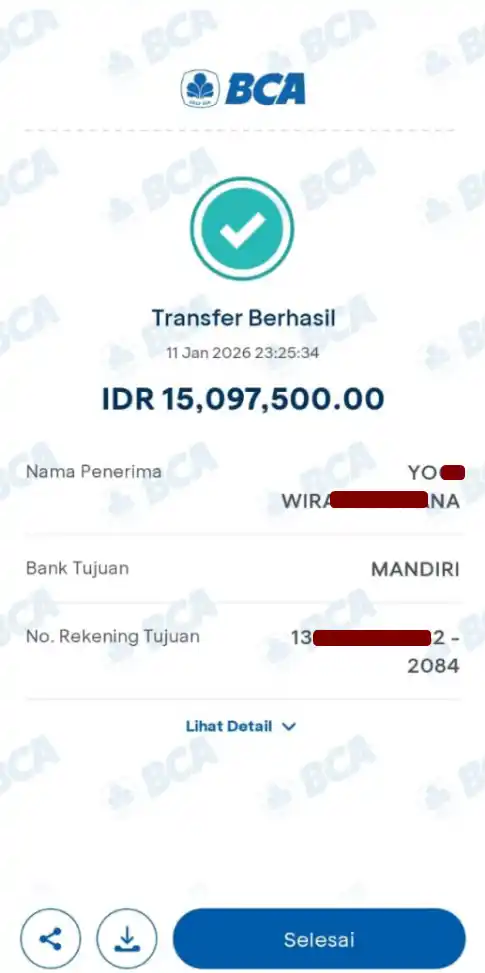 Bukti Transfer