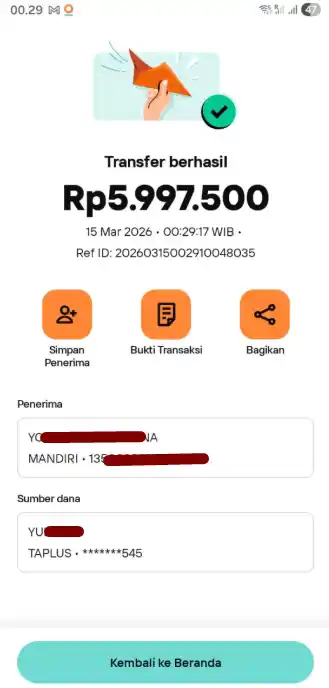 Bukti Transfer