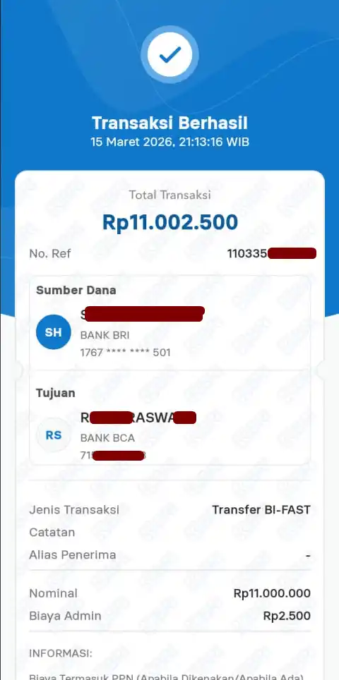 Bukti Transfer