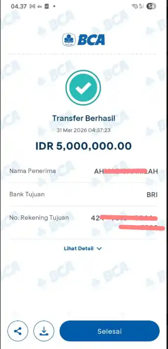 Bukti Transfer