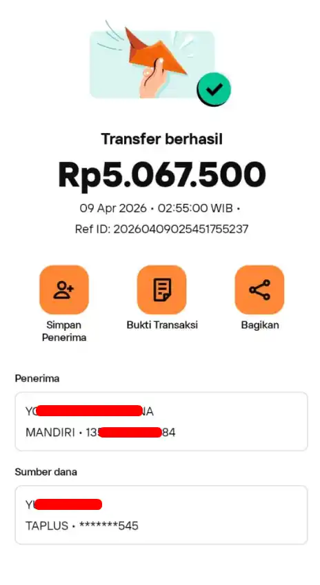 Bukti Transfer