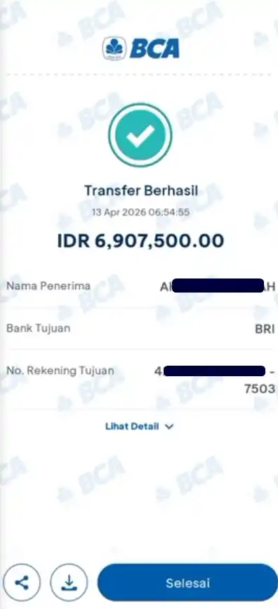 Bukti Transfer