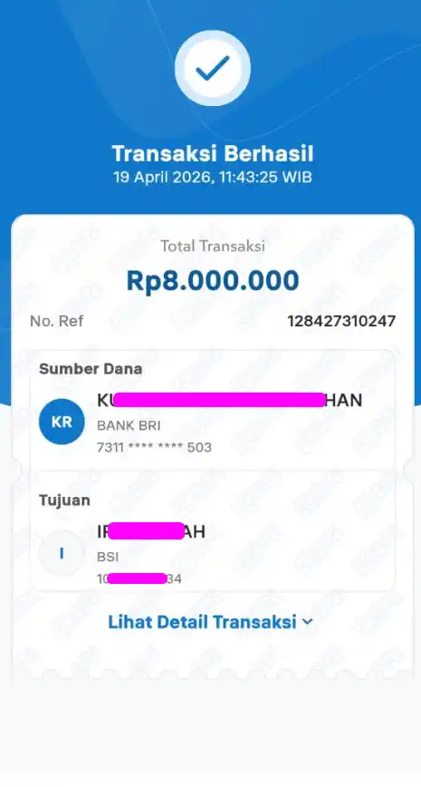 Bukti Transfer